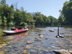 Balade -&nbsp;B&eacute;arn des gaves :      le gave d&rsquo;Oloron en cano&euml;-kayak