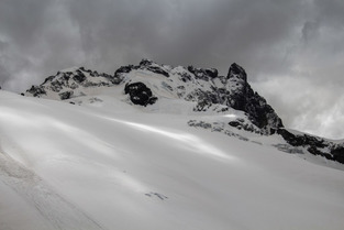 Le refuge de l&rsquo;Aigle et la Meije Orientale