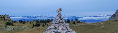 Pas du Fouillet, cabane des aiguillettes et Mont Aiguille, bijoux du Vercors !