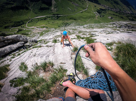 Vir&eacute;e verticale au Grand Bornand...