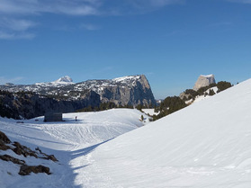 Traverser le Vercors en Raquettes, et avec ses Doudoux !