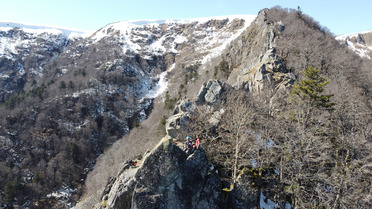 Course d'ar&ecirc;te dans les Vosges !