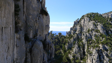 Escalade en grandes voies dans les Calanques