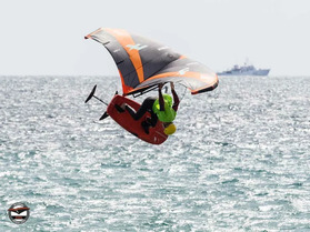 Nia Suardiaz (ESP) and Chris Macdonald (USA) storm to the top of the podium of GWA Wingfoil World Cup 2024 in Tarifa