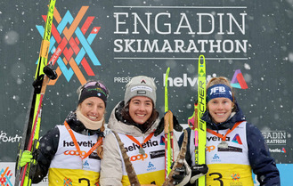 Engadin Skimarathon 2024 - Womens Race - Highlights