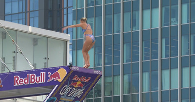 Red Bull Cliff Diving World Series 2024 - Boston (USA) - Winning Dive (Women)