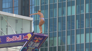 Red Bull Cliff Diving World Series 2024 - Boston (USA) - Winning Dive (Women)