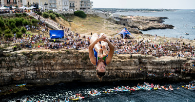 Red Bull Cliff Diving World Series 2024 - Polignano a Mare (ITA) - Winning Dive (Women)