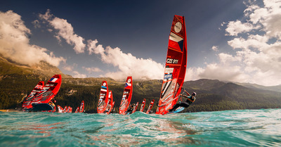 Stunning marathon on Day 5 of the U23 iQFOiL World Championships at the Engadinwind 2024