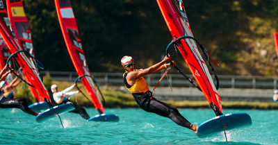 The U23 iQFOiL World Champions are crowned on Day 6 of Vanora Engadinwind 2024
