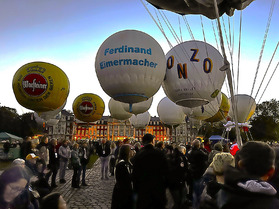 The FAI long-distance world championship for gas ballooning started - 67th Coupe A&eacute;ronautique Gordon Bennett