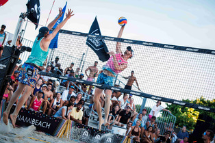 American duo Kraft/Cannon celebrates victory on home soil in Miami Beach, USA