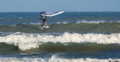 Berzolla (USA) and Moreno (ESP) are new Wingfoil Wave World Champions at GWA Wingfoil World Cup in Ibiraquera (BRA)