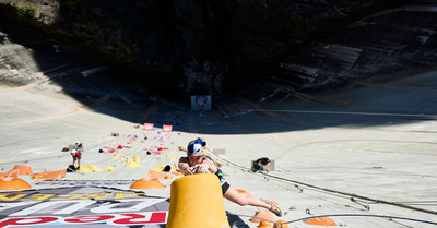 Austria's Pilz And Schubert win 2024 Red Bull Dual Ascent up Verzasca Dam