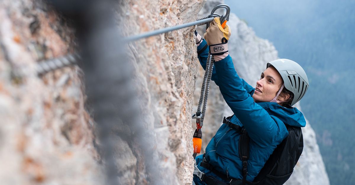 Longe de via ferrata Petzl Scorpio Eashook SW