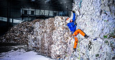 Pushing Boundaries &ndash; Swiss alpinist Jonas Schild climbs towering &ldquo;mountains&rdquo; of wastepaper