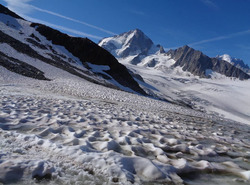 Refuge Albert 1er et Glacier du Tour