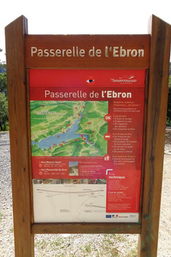 Les passerelles du Lac de Monteynard