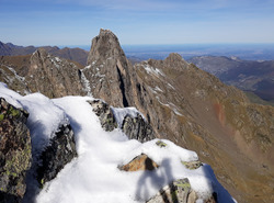 Le pic du Midi de Bigorre en arrière plan