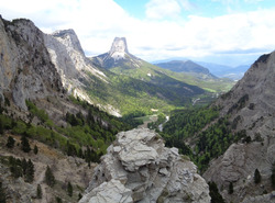 Trek entre Is&egrave;re et Dr&ocirc;me dans le Sud du Vercors