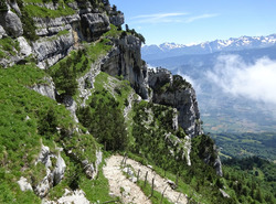 Le D&ocirc;me de Bellefont par l&#039;Aulp du Seuil