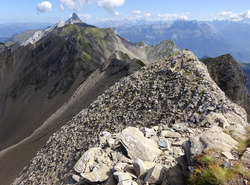 La T&ecirc;te Pelouse et la Combe de Bellachat