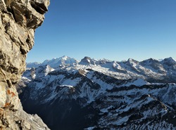 Pointe Percée sous Mont-Blanc