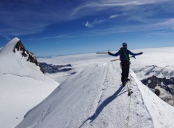 Panorama au sommet du Mont Parrot