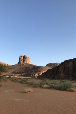 Trek tadrart rouge Sahara djanet Algérie 